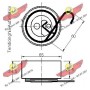03.80564 AUTOKIT Натяжний ролик ремінь ГРМ