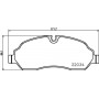8DB 355 021-571 HELLA Комплект гальмівних колодок дисковий гальм