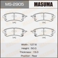 MS-2905 MASUMA Комплект гальмівних колодок