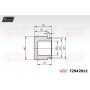 72942012 MAXTECH Поршень корпус скоби гальма