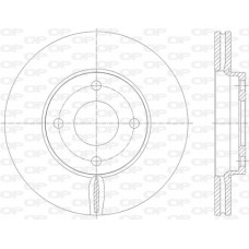 BDA2838.20 OPEN PARTS Гальмівний диск