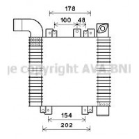 HY4359 AVA QUALITY COOLING Интеркулер