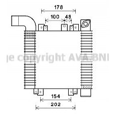 HY4359 AVA QUALITY COOLING Интеркулер