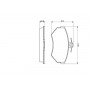 0986460943 BOSCH BOSCH, Гальмівні колодки перед. (WVA 20168) (16,5мм) VW Golf II, III, Passat; SEAT; FIAT Croma (без датч.) [-]