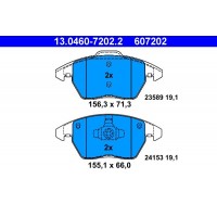 13.0460-7202.2 ATE Комплект гальмівних колодок дисковий гальм