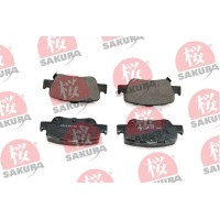 601-20-3703 SAKURA Комплект гальмівних колодок дисковий гальм