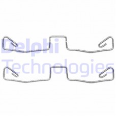 LX0448 DELPHI Комплектуючі колодки дискового гальма