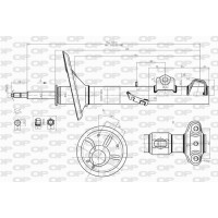 SAB8214.31 OPEN PARTS Амортизатор
