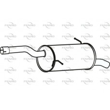 P17029 FENNO Глушник вихлопних газів кінцевий