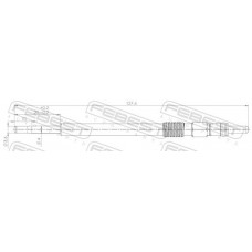 25642-002 FEBEST Свічка розжарювання