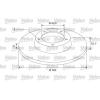 675413 VALEO Гальмівний диск