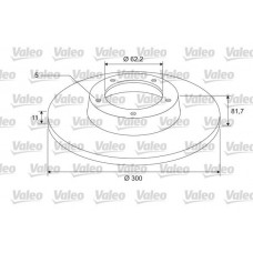 675413 VALEO Гальмівний диск