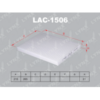 LAC-1506 LYNXauto Фільтр повітря у внутрішньому просторі