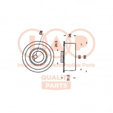 Натяжний ролик ремінь ГРМ IAP QUALITY PARTS 127-13087