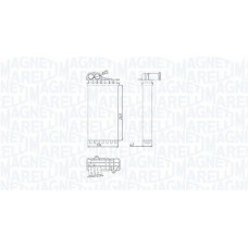 350218436000 MAGNETI MARELLI Теплообмінник обігрів салону