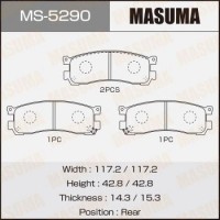 MS-5290 MASUMA Комплект гальмівних колодок