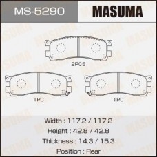 MS-5290 MASUMA Комплект гальмівних колодок