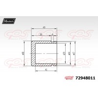 72948011 MAXTECH Поршень корпус скоби гальма