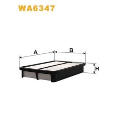 WA6347 WIX FILTERS Повітряний фільтр