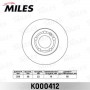 K000412 MILES Гальмівний диск