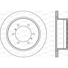BDA1790.10 OPEN PARTS Гальмівний диск