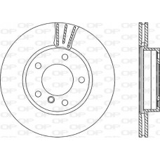 BDR1093.20 OPEN PARTS Гальмівний диск