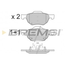 BP3185 BREMSI Комплект гальмівних колодок дисковий гальм