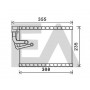 43B02010 EACLIMA Випарник кондиціонера