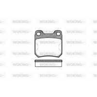 P3393.50 WOKING Комплект гальмівних колодок дисковий гальм