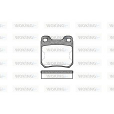 P3393.50 WOKING Комплект гальмівних колодок дисковий гальм