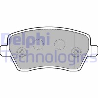 LP1865 DELPHI Комплект гальмівних колодок дисковий гальм