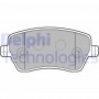 LP1865 DELPHI Комплект гальмівних колодок дисковий гальм