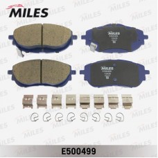 E500499 MILES Комплект гальмівних колодок дисковий гальм