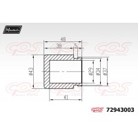 72943003 MAXTECH Поршень корпус скоби гальма