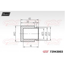 72943003 MAXTECH Поршень корпус скоби гальма