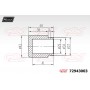 72943003 MAXTECH Поршень корпус скоби гальма
