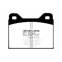 DP135 EBC Brakes КомплеК т гальмівних колодок, дискове гальмо