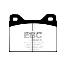 DP135 EBC Brakes КомплеК т гальмівних колодок, дискове гальмо