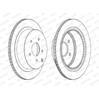 DDF1506C FERODO Гальмівний диск