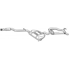292-307 BOSAL Глушник вихлопних газів кінцевий