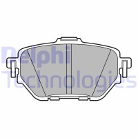 LP3636 DELPHI Комплект гальмівних колодок дисковий гальм