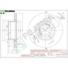 V116 PILENGA Гальмівний диск
