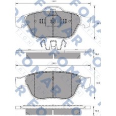 FO 686281 FOMAR Friction Комплект гальмівних колодок дисковий гальм