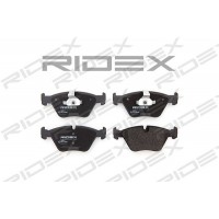 402B0116 RIDEX Комплект гальмівних колодок дисковий гальм