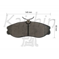 FK1213 KAISHIN Комплект гальмівних колодок дисковий гальм