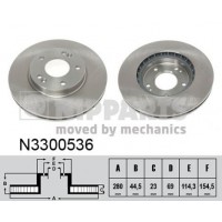 N3300536 NIPPARTS Гальмівний диск