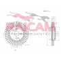 RD00421 RAICAM Гальмівний диск