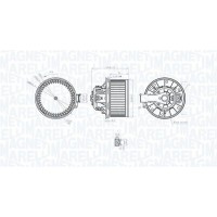 069412255010 MAGNETI MARELLI Вентилятор салону