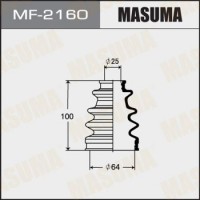 MF-2160 MASUMA Комплект пыльника, Привідний вал