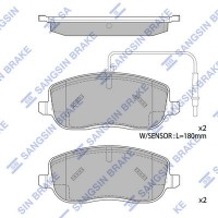 SP1852 Hi-Q Комплект гальмівних колодок дисковий гальм